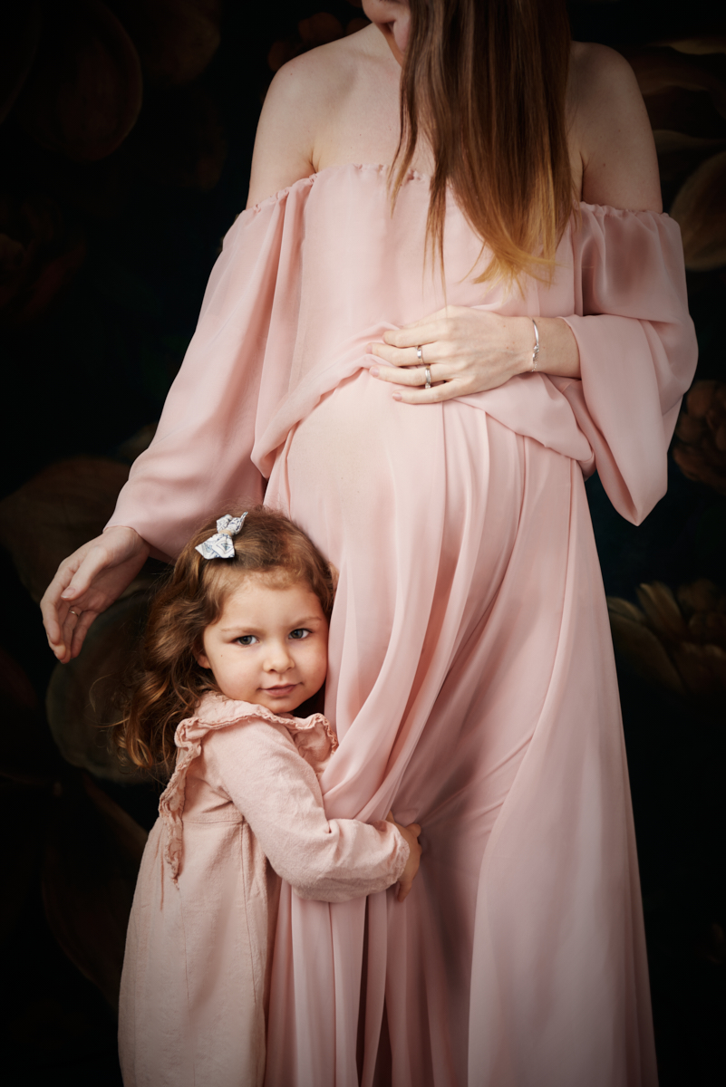 Robe Longue Drapée Maternité Shooting Grossesse ● HÉRA
