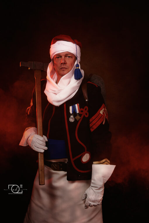 marcheur saint roch zouave compagnie du second régiment du second empire
